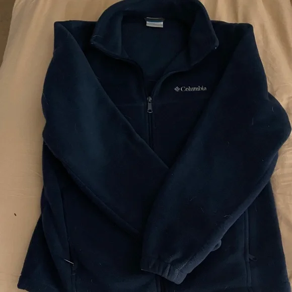 Columbia navy Blue Fleece Jacket - Picture 5 of 6